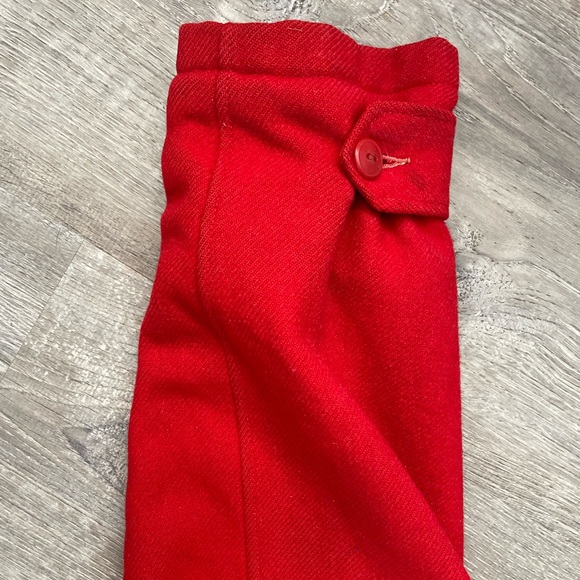 1930s WOOLRICH Large Solid Red Wool Mackinaw Hunting Winter Coat Made in the USA - Picture 8 of 9